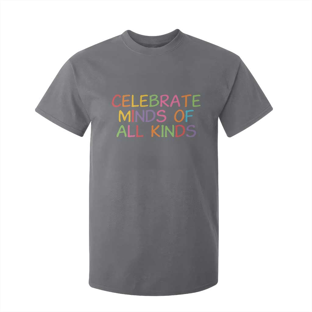 Autism Acceptance T Shirt For Kid Celebrate Minds of All Kinds