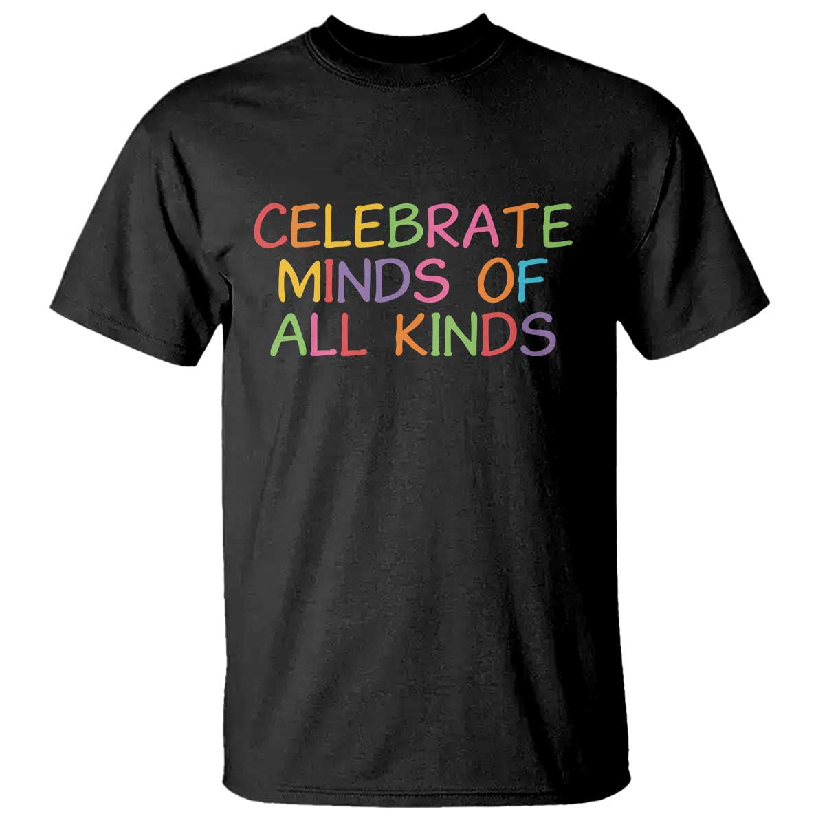Autism Acceptance T Shirt Celebrate Minds of All Kinds