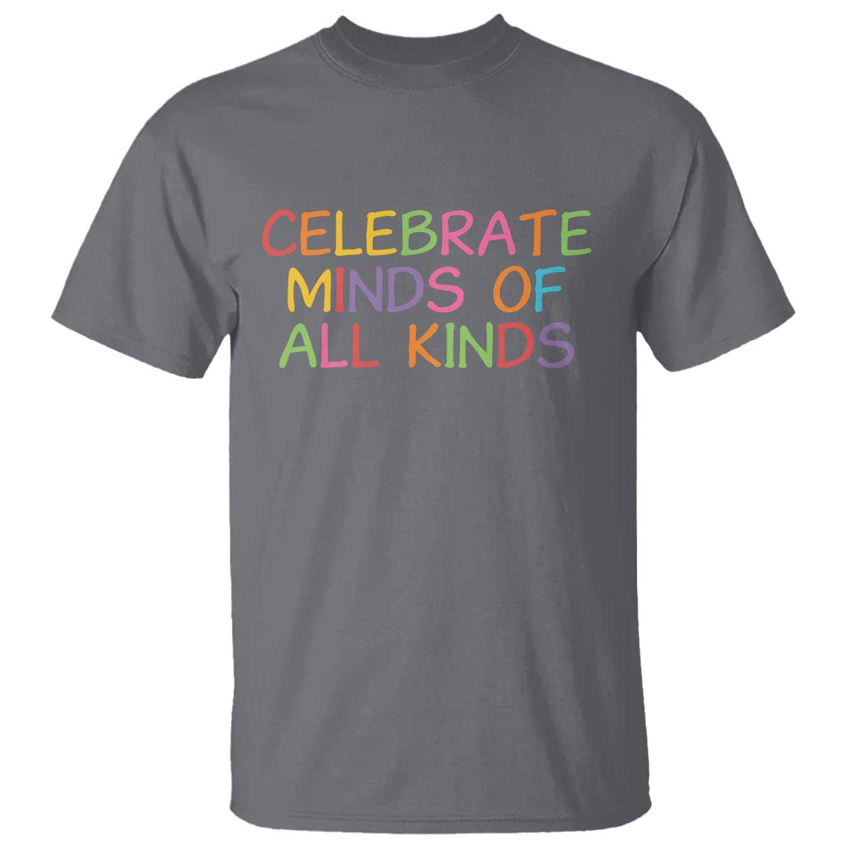 Autism Acceptance T Shirt Celebrate Minds of All Kinds