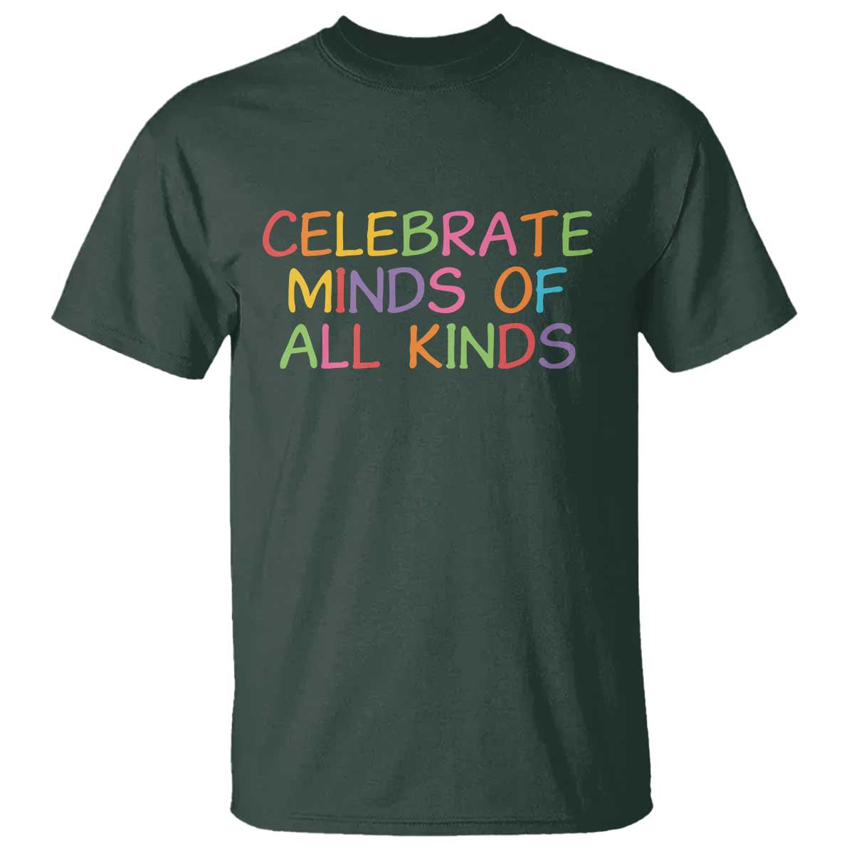Autism Acceptance T Shirt Celebrate Minds of All Kinds