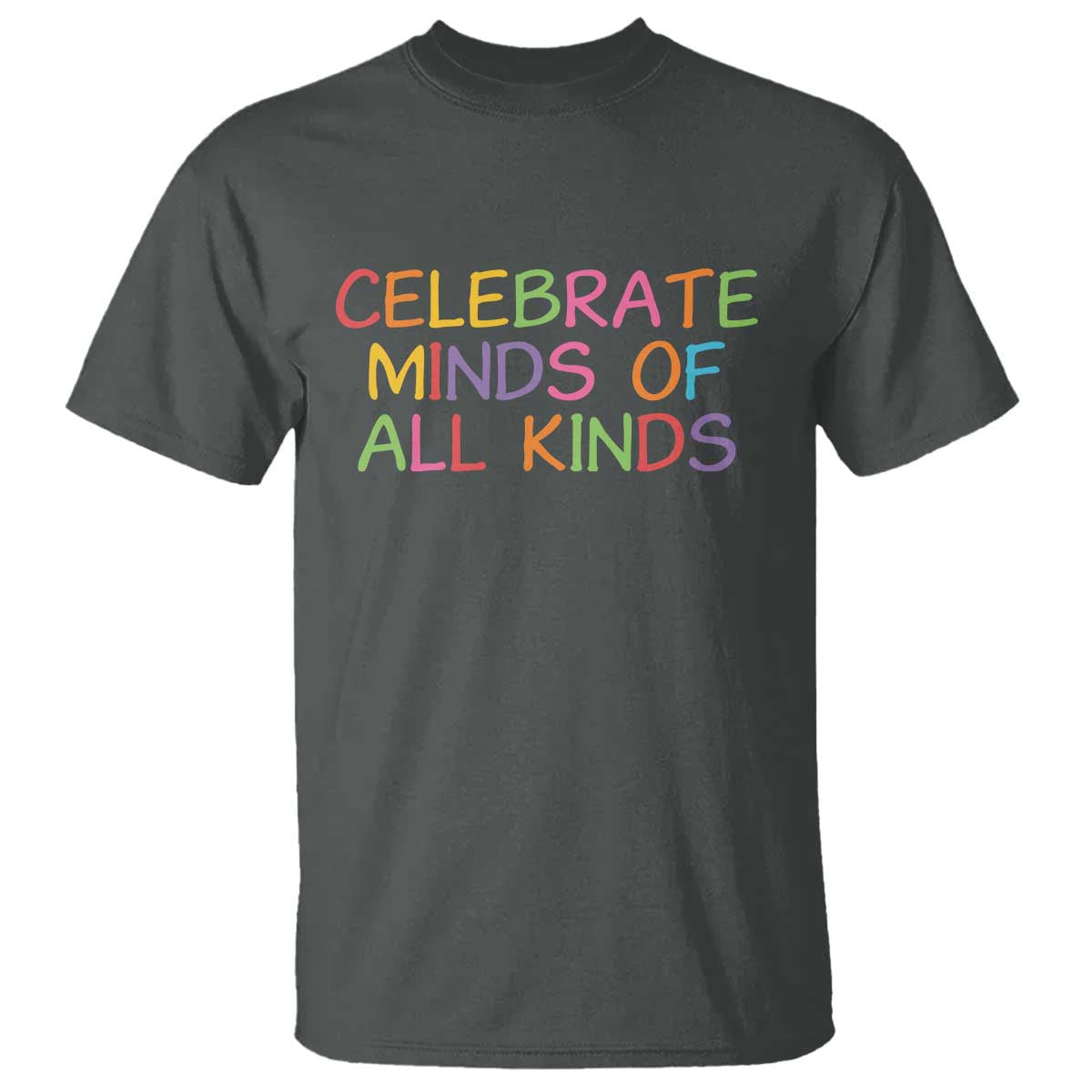 Autism Acceptance T Shirt Celebrate Minds of All Kinds