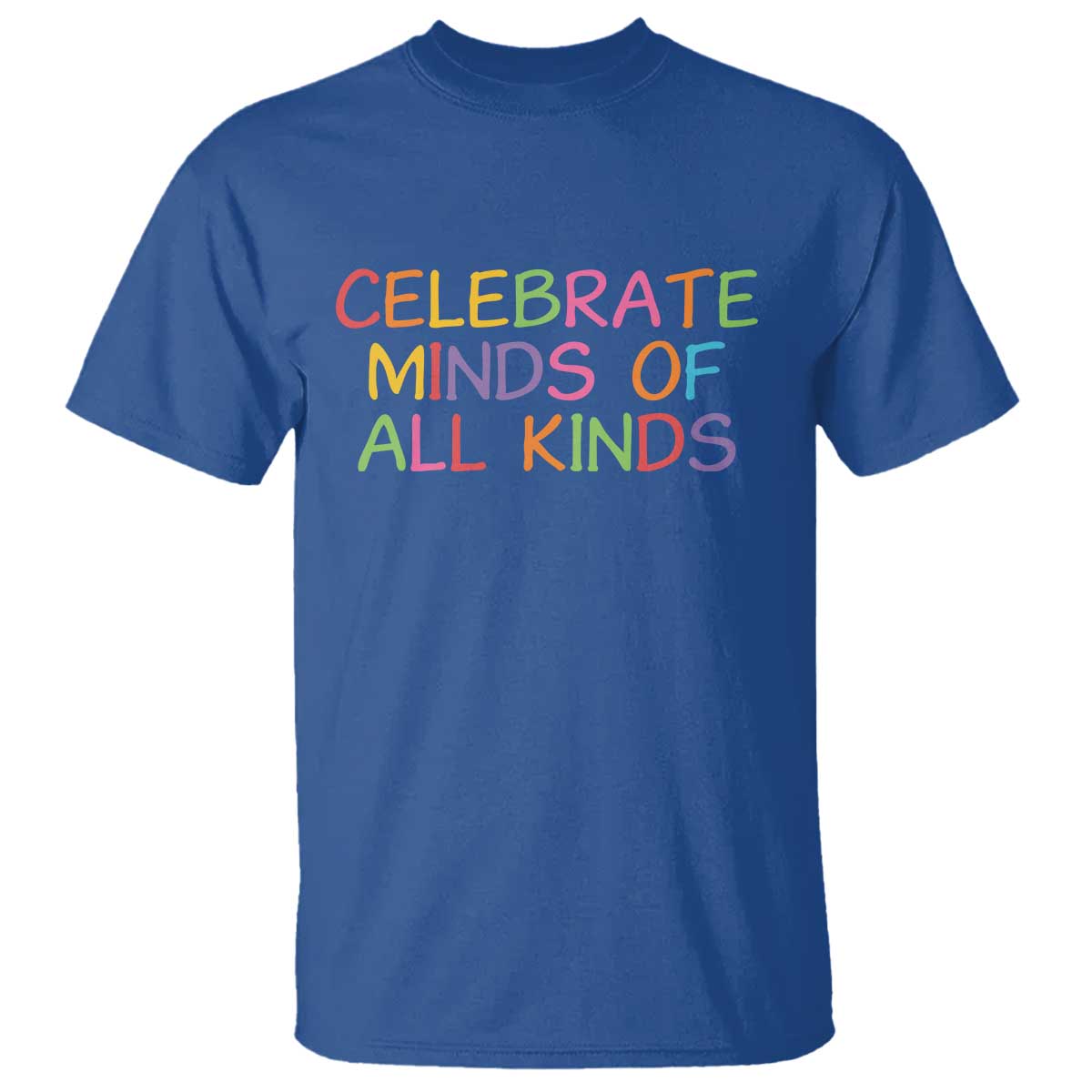 Autism Acceptance T Shirt Celebrate Minds of All Kinds