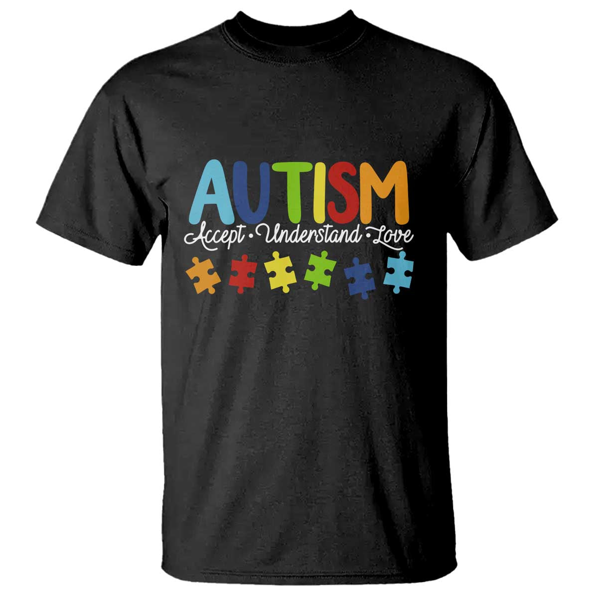 Autism Acceptance T Shirt Accept Understand Love Special Education Teacher Gift