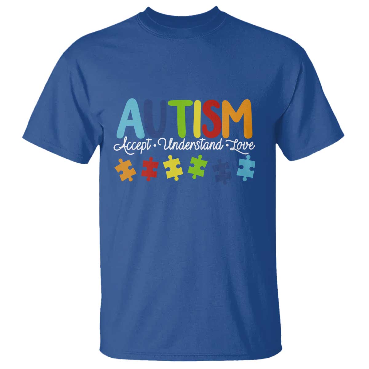 Autism Acceptance T Shirt Accept Understand Love Special Education Teacher Gift