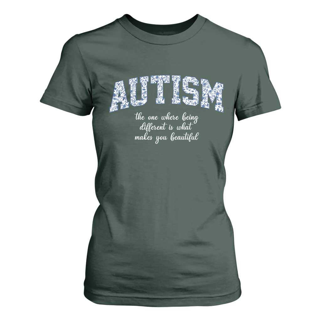 Autism Acceptance T Shirt For Women Autistic Acceptance Inspirational