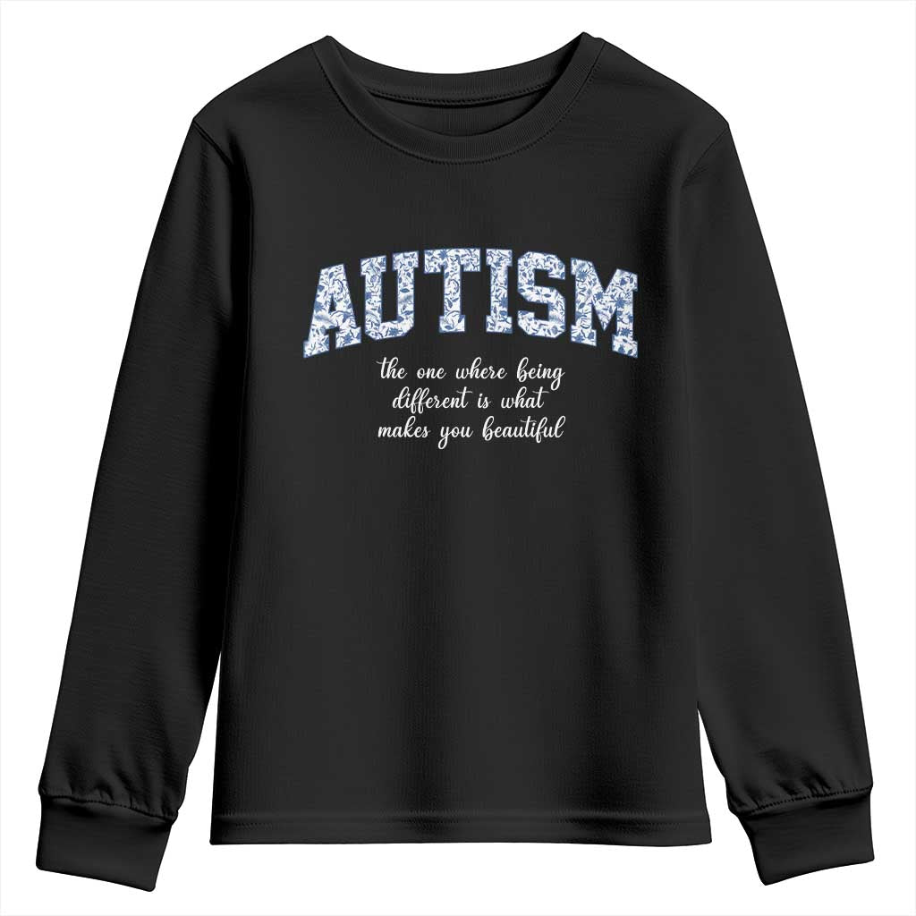 Autism Acceptance Youth Sweatshirt Autistic Acceptance Inspirational