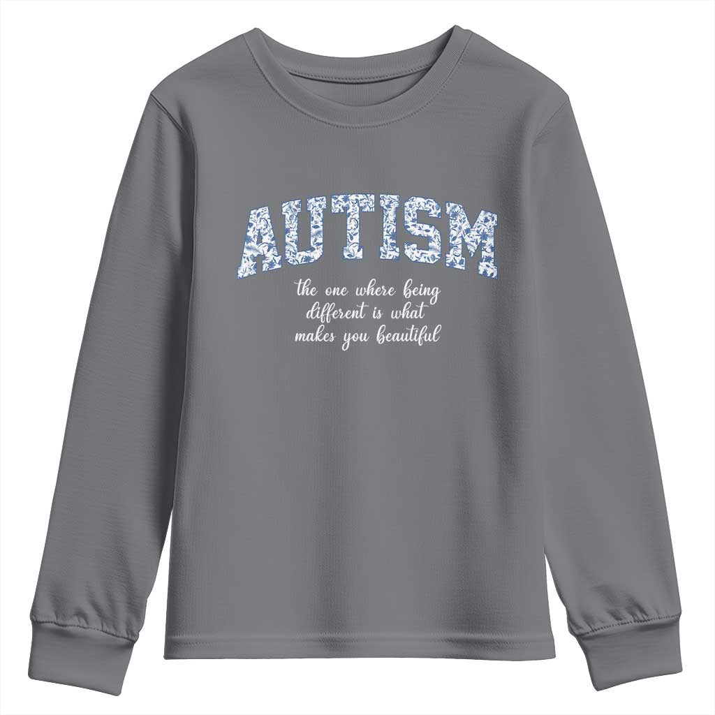 Autism Acceptance Youth Sweatshirt Autistic Acceptance Inspirational