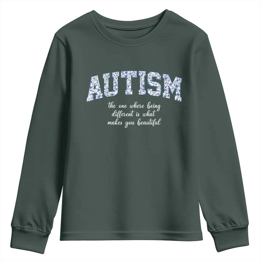 Autism Acceptance Youth Sweatshirt Autistic Acceptance Inspirational