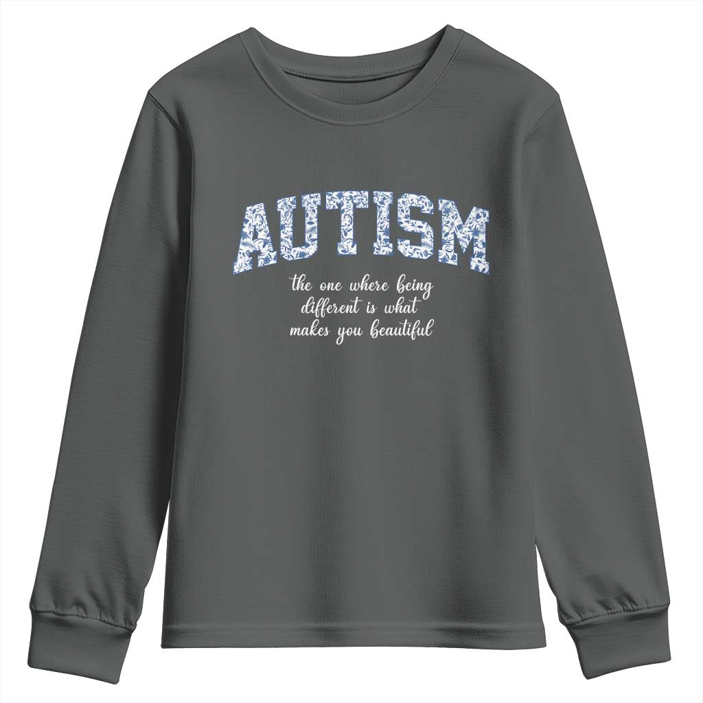 Autism Acceptance Youth Sweatshirt Autistic Acceptance Inspirational