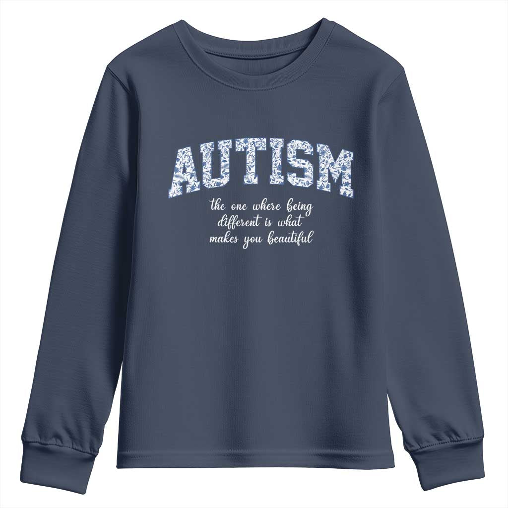 Autism Acceptance Youth Sweatshirt Autistic Acceptance Inspirational