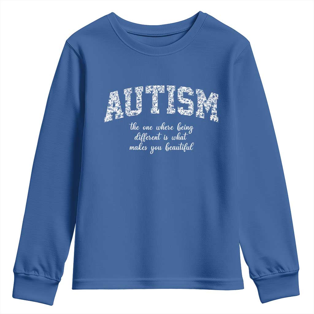 Autism Acceptance Youth Sweatshirt Autistic Acceptance Inspirational