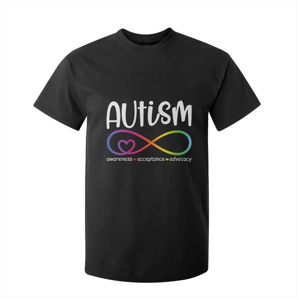 Autism Acceptance T Shirt For Kid Neurodivergent Support Infinity Symbol