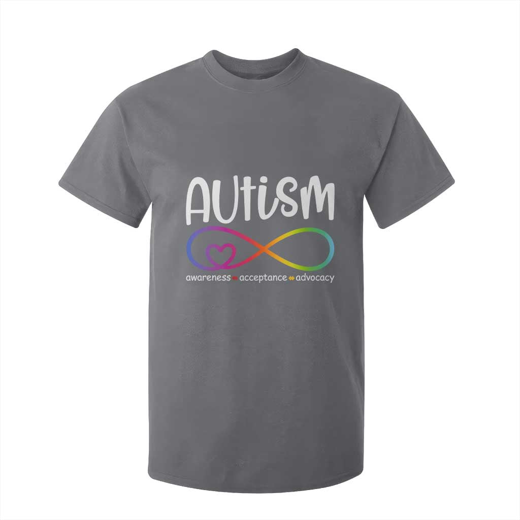 Autism Acceptance T Shirt For Kid Neurodivergent Support Infinity Symbol