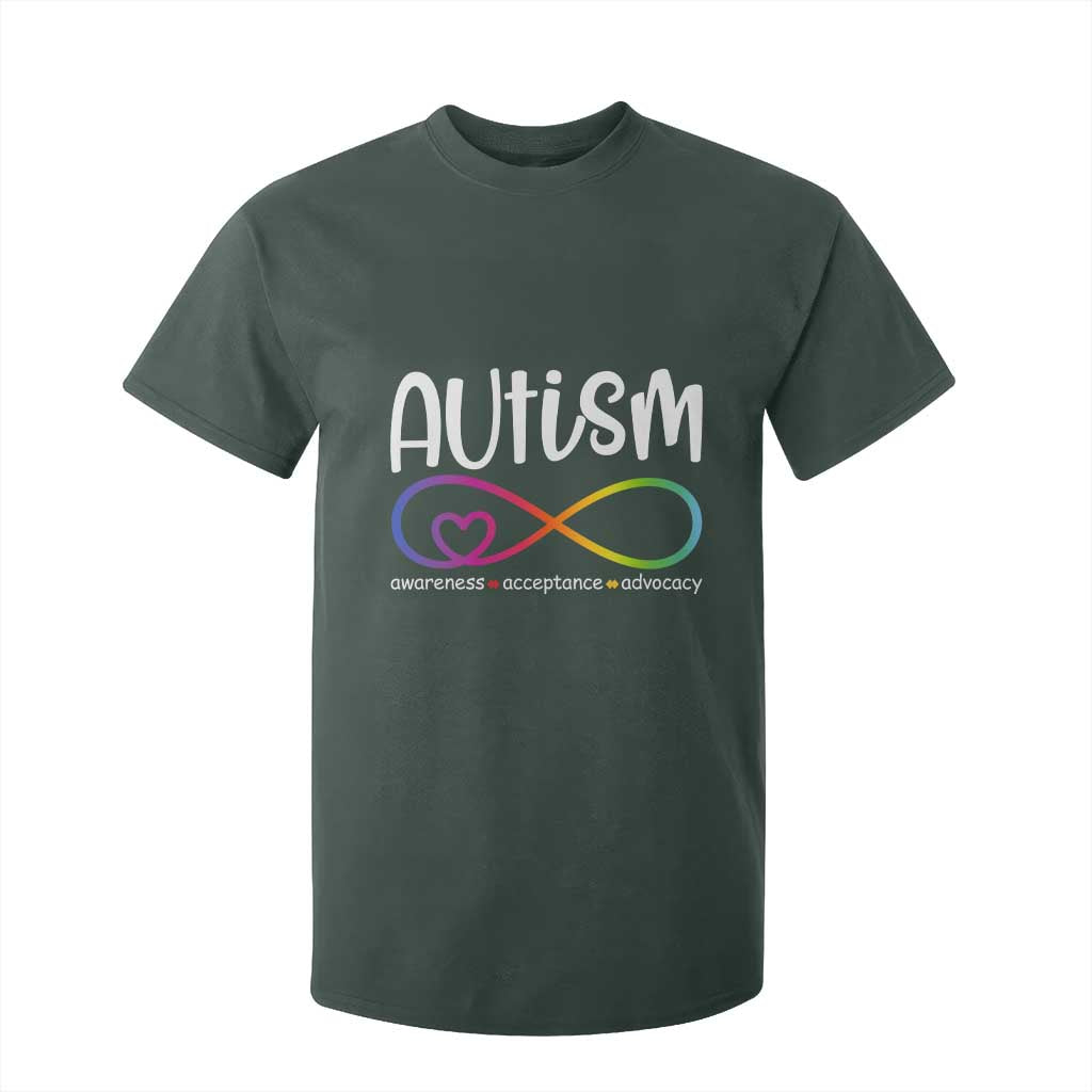 Autism Acceptance T Shirt For Kid Neurodivergent Support Infinity Symbol