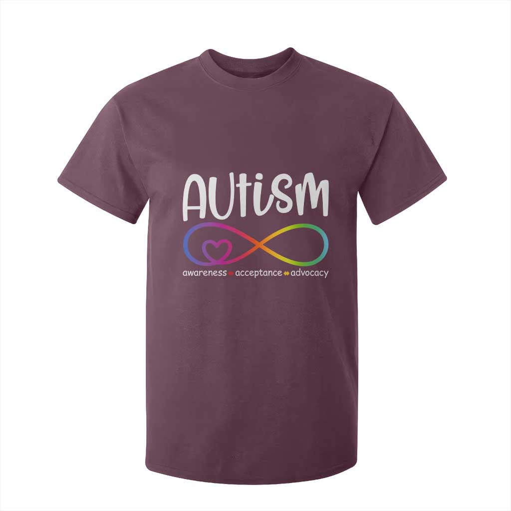 Autism Acceptance T Shirt For Kid Neurodivergent Support Infinity Symbol