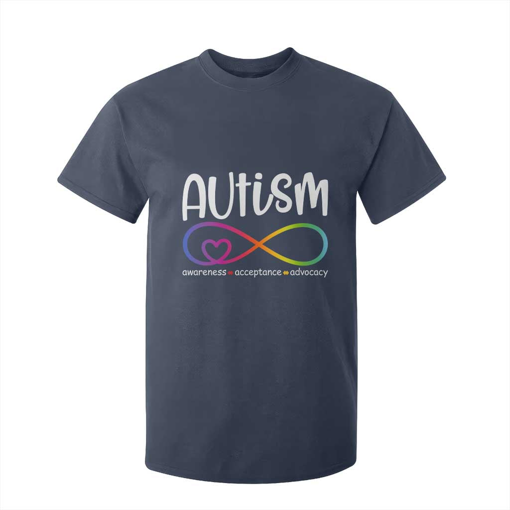 Autism Acceptance T Shirt For Kid Neurodivergent Support Infinity Symbol