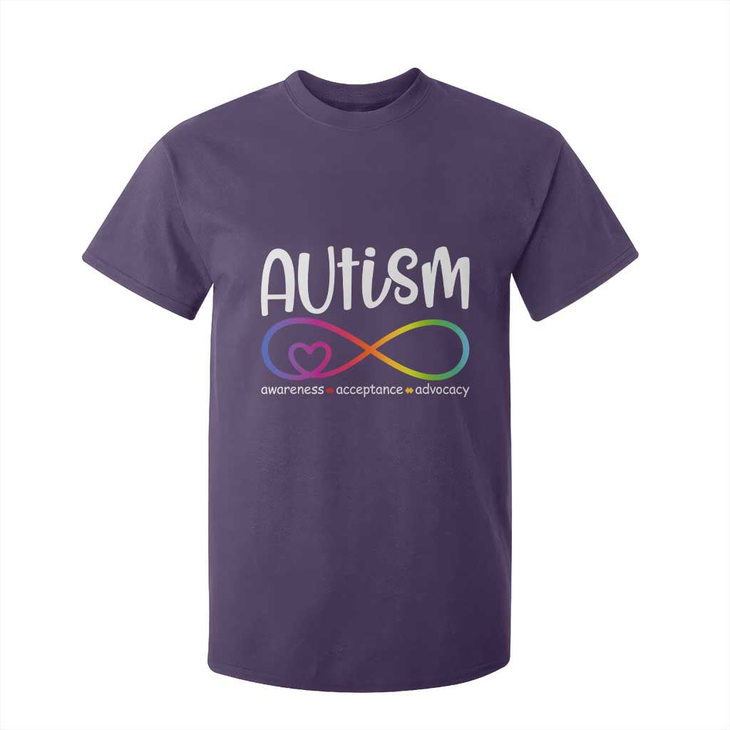 Autism Acceptance T Shirt For Kid Neurodivergent Support Infinity Symbol