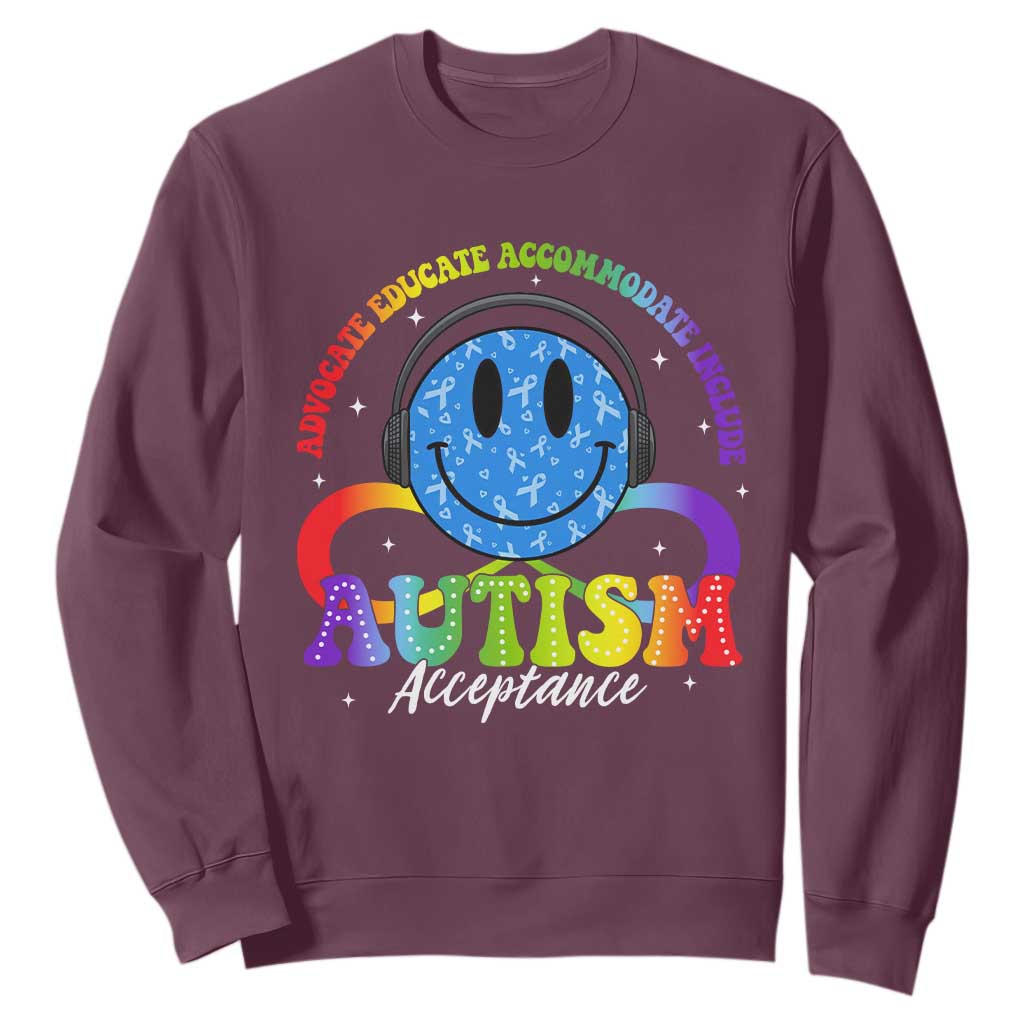 Autism Acceptance Sweatshirt Acceptance Special Education Teacher Kids