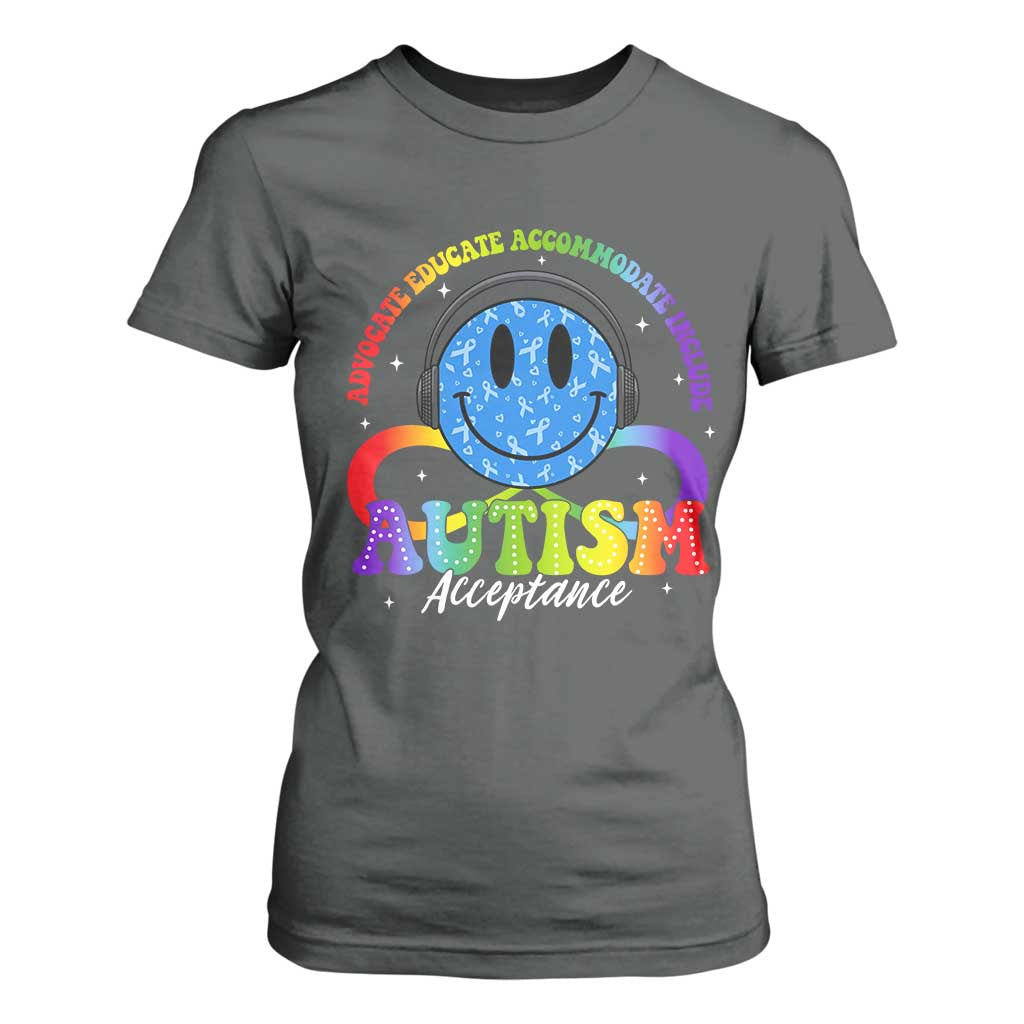 Autism Acceptance T Shirt For Women Acceptance Special Education Teacher Kids