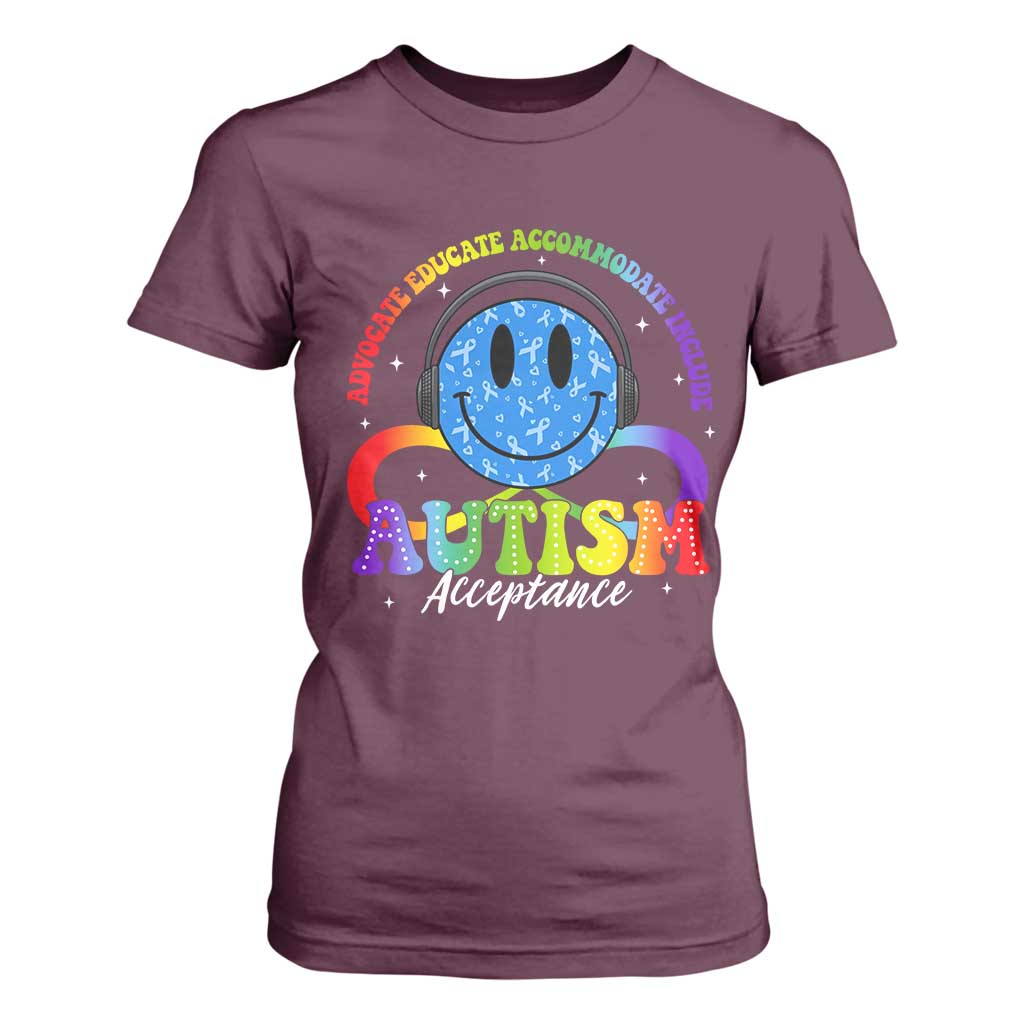 Autism Acceptance T Shirt For Women Acceptance Special Education Teacher Kids
