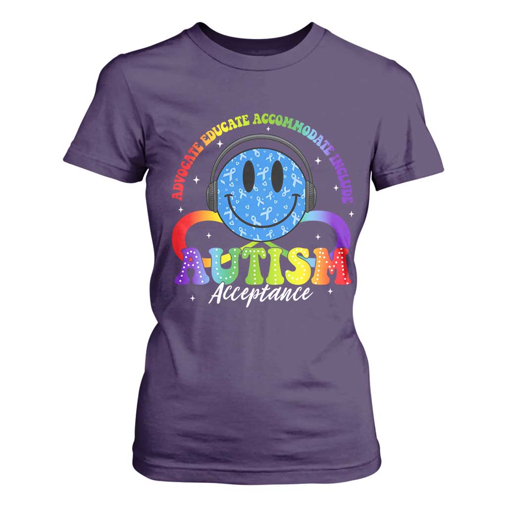 Autism Acceptance T Shirt For Women Acceptance Special Education Teacher Kids