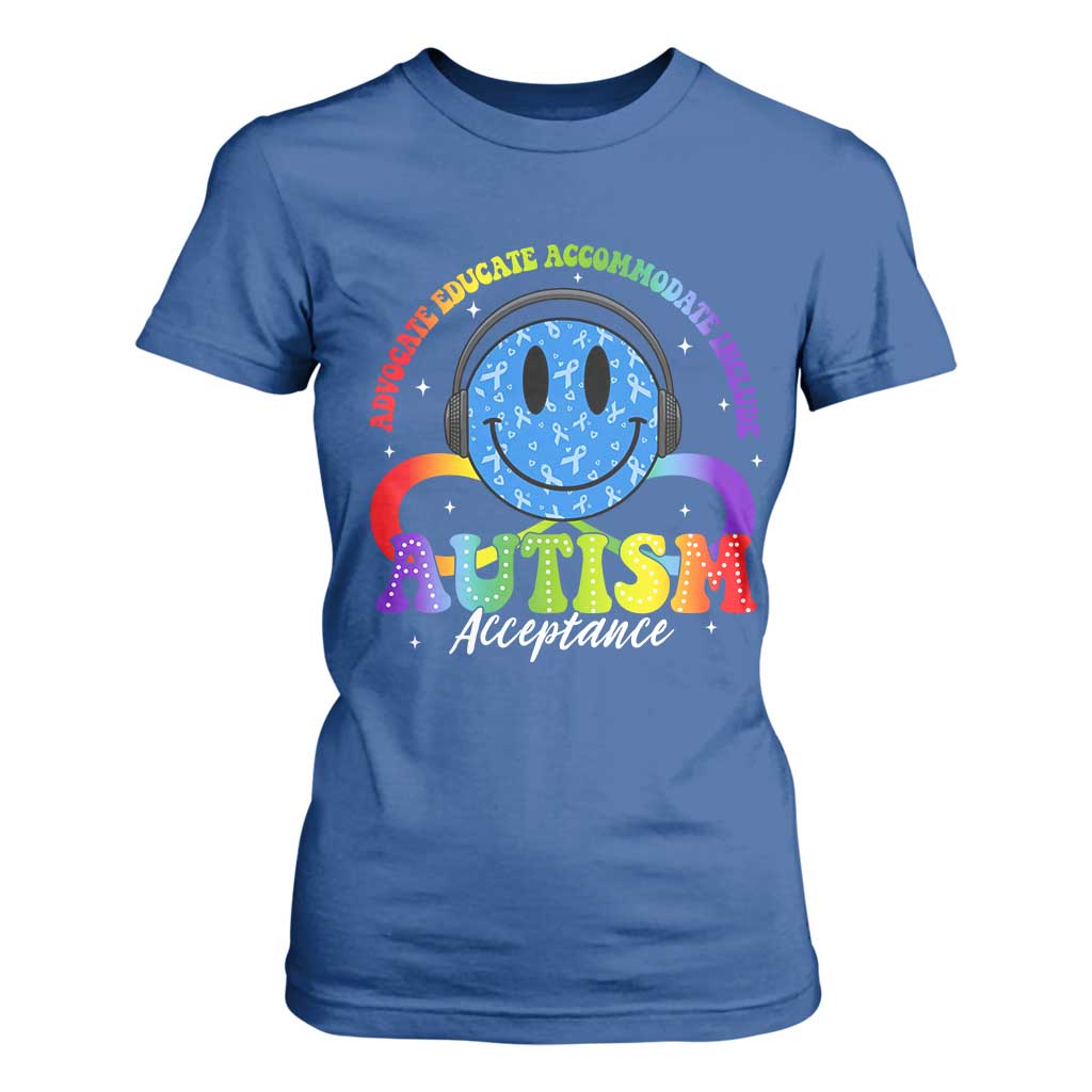 Autism Acceptance T Shirt For Women Acceptance Special Education Teacher Kids