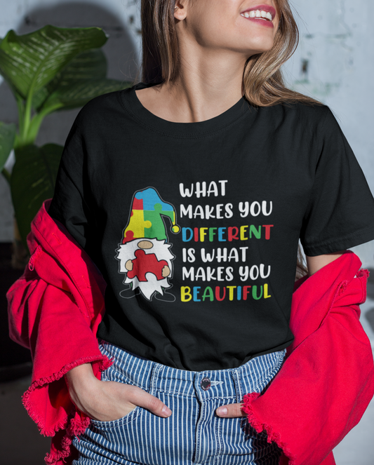 what-makes-you-different-is-beautiful-gnome-autism-support-t-shirt-ts02