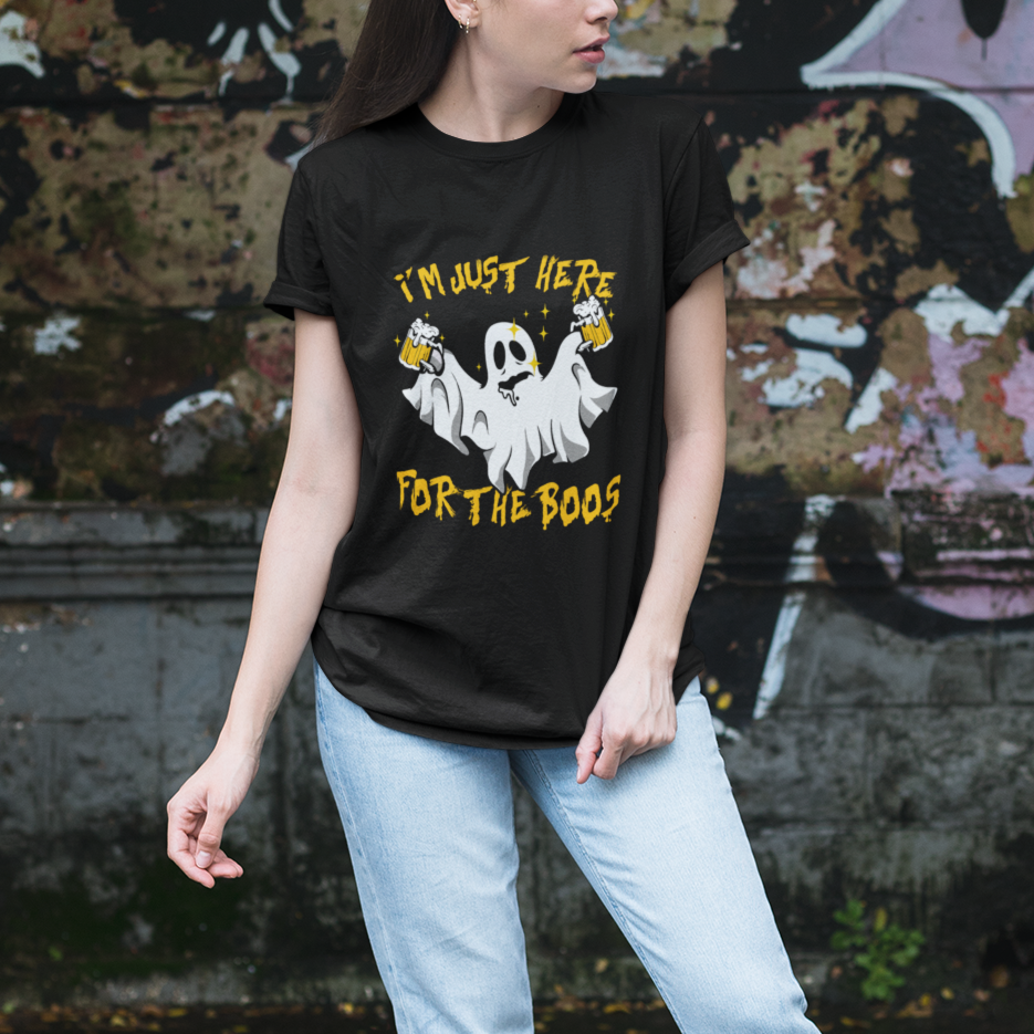 ghost-halloween-costume-t-shirt-im-just-here-for-the-boos-drunk-drinking-boo-sheet