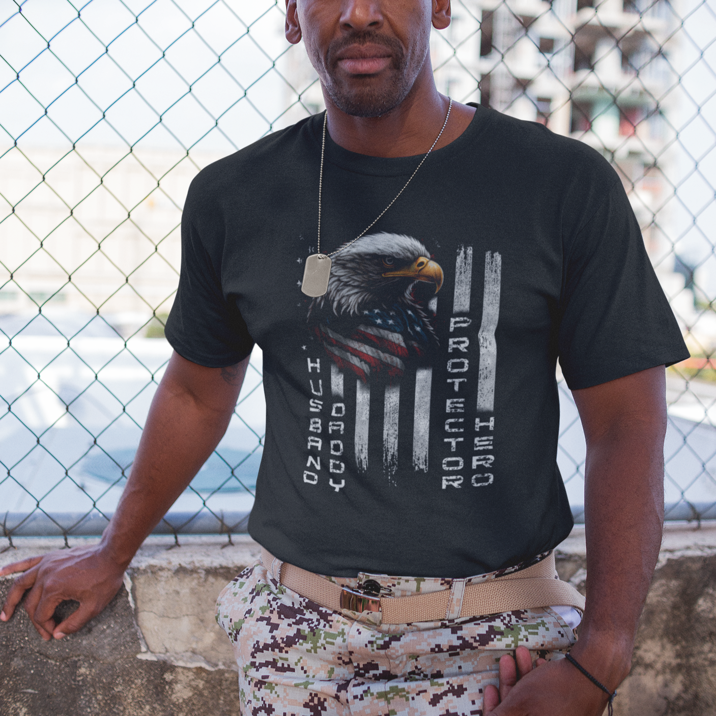 husband-daddy-protector-hero-us-veteran-american-flag-eagle-t-shirt